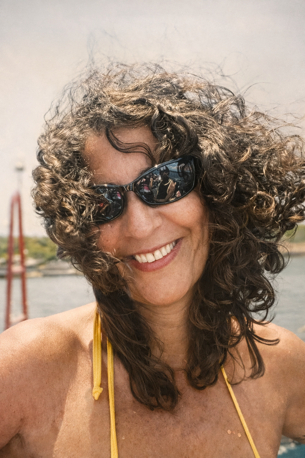 Áurea curtindo a vida