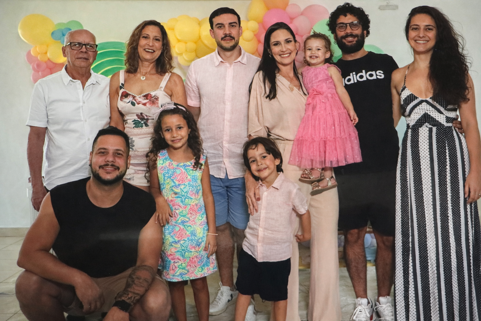 Família reunida hoje